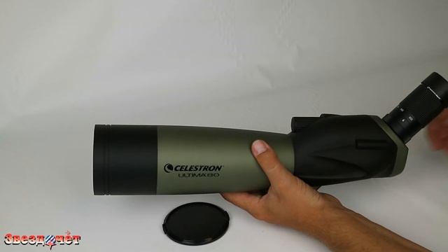 Зрительная труба Celestron Ultima 80 с изломом оси в 45° ★ Обзор смотреть онлайн