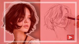 Как нарисовать портрет девушки с помощью метода Лумиса?