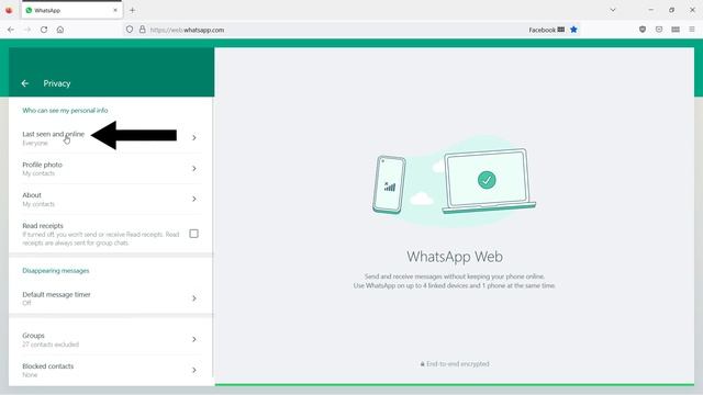 How to hide your 'last seen' and 'online' status on WhatsApp Web смотреть онлайн