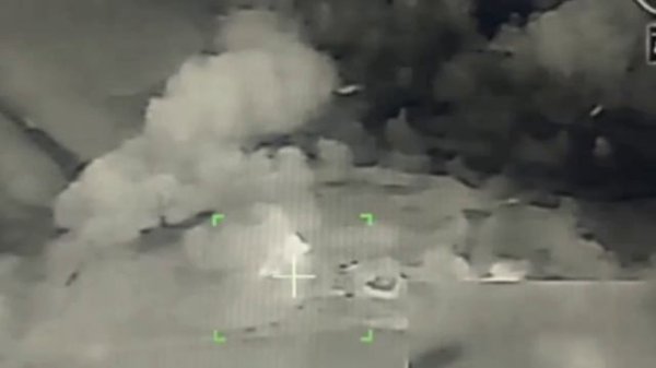 Применение управляемых снарядов "Краснополь"/Strikes at the ukrainian positions by "Krasnopol"