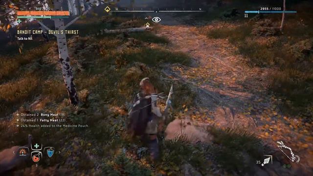 Horizon Zero Dawn #9 Зачищаем лагерь бандитов смотреть онлайн