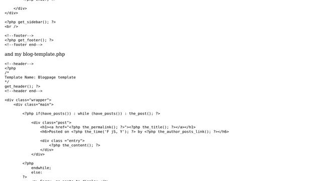 Wordpress: Blog page wont use blog-template.php смотреть онлайн