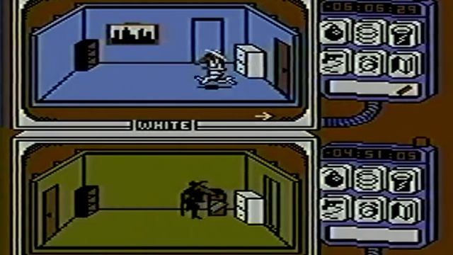 Atari 8-bit Playthrough - Spy Vs. Spy