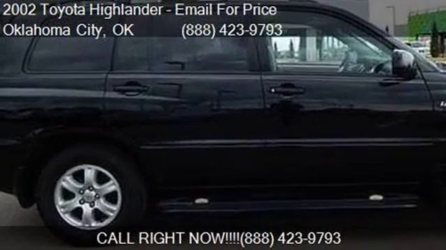 2002 Toyota Highlander V6 for sale in Oklahoma City, OK 7311 смотреть онлайн