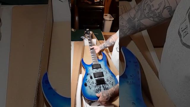 unboxing the ibanez gio grgr221PA смотреть онлайн