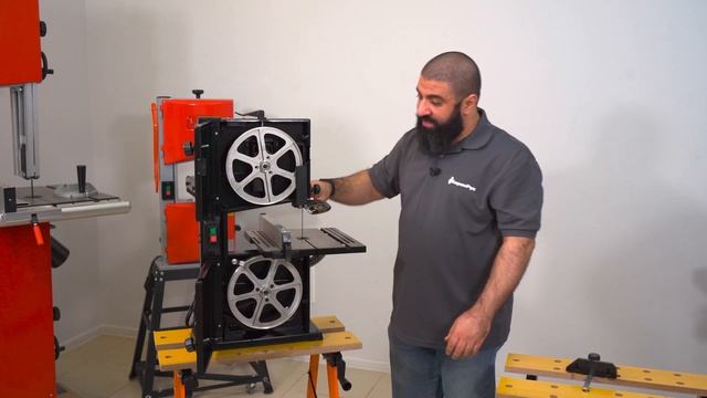 Ленточнопильный станок JIB BS0902 сборка регулировка, демонстрация в работе смотреть онлайн