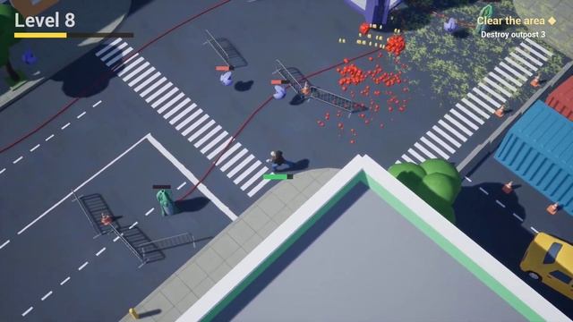 Invaders Must Die prototype v0.1 - Top Down Shooter game on Unreal Engine 5 смотреть онлайн