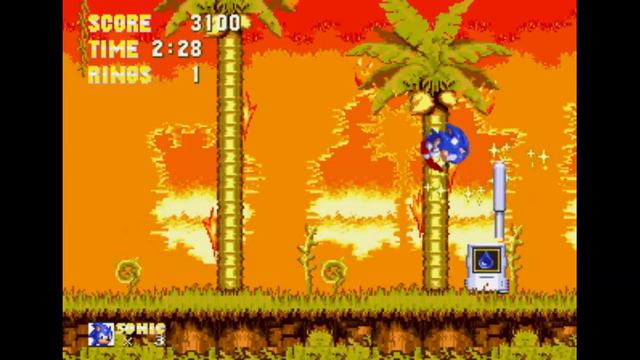 Прохождение Sonic 3 & Knuckles (SEGA) #1 - Остров Ангелов. смотреть онлайн