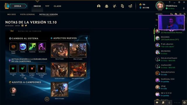 PARCHE 12.10 | LEAGUE OF LEGENDS | UN CAMBIO NECESARIO смотреть онлайн