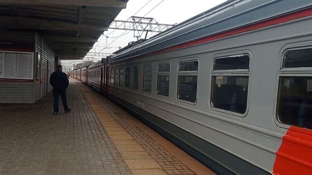 Электропоезд ЭД4М-0275/0280 с сообщением Бирюлево-Пассажирская-Москва. смотреть онлайн
