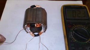 Перемотка статора УШМ болгарки, на коленке