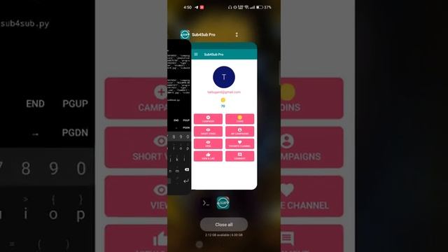 Sub4Sub Pro CoinUp Python Script смотреть онлайн