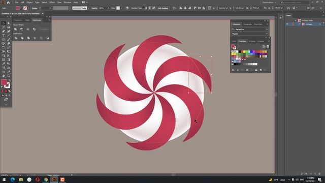 How to Draw a Candy Lollipop in Adobe Illustrator - Step by Step смотреть онлайн