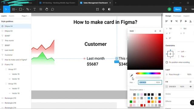 How to make a card of graph using auto layout in Figma | Figma tips and tricks смотреть онлайн