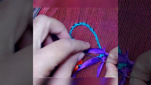 Simple Ribbon Embeoidery Design| Easy Tricks For Beginners| Ribbon & Thread смотреть онлайн