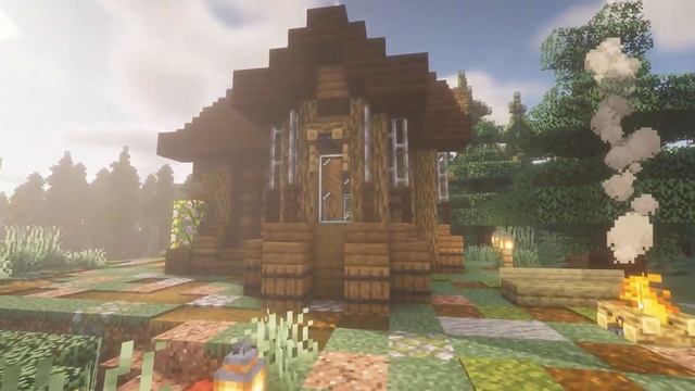 Построили КРАСИВЫЙ ДОМ В ЛЕСУ в Minecraft 4k | HOW WE BUILT A HOUSE IN THE FOREST IN MINECRAFT смотреть онлайн