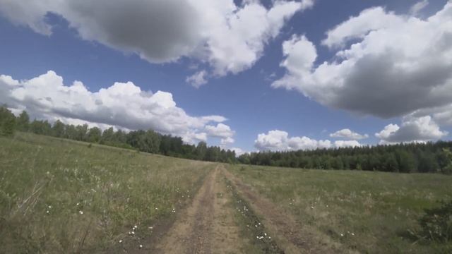 Велосипедные прогулки.На Бугульминско-Белебеевской возвышенности камера Sony FDR x3000 смотреть онлайн