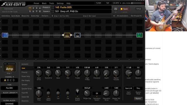 Amps of the Axe Fx III Fuchs ODS смотреть онлайн