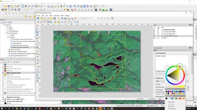 Adding Data and Labels to Georeferenced PDF for Avenza Maps QGIS 3.16 смотреть онлайн
