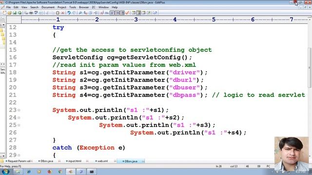 94 If multiple init parameter of servlet program are having same name & different values in web.xml смотреть онлайн