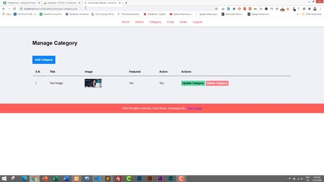 6. Food Order Website with PHP and MySQL (Deleting and Updating Category) смотреть онлайн