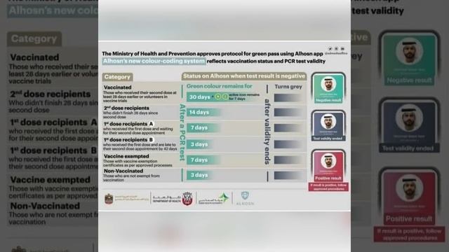 Al hosn app Green pass protocol explained (Al Hosn app colors) смотреть онлайн
