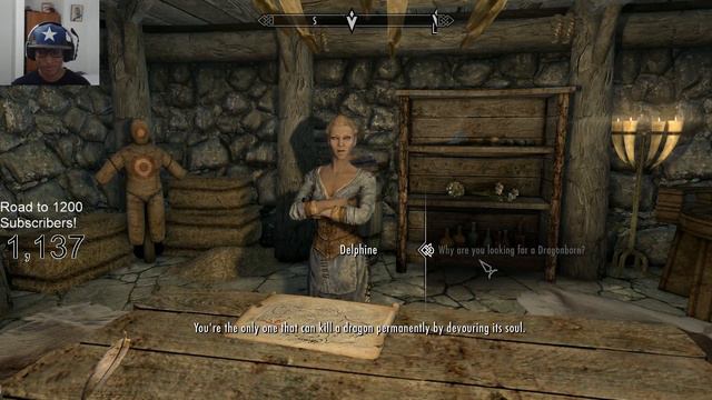 Skyrim with Steve! (Learning new dragon shouts!) смотреть онлайн