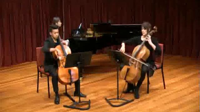 Handel Trio Sonata in G minor Op 2 no 8 for 2 cellos and piano смотреть онлайн