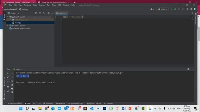 03 Installing Python and Pycharm on windows machine Part 2 смотреть онлайн