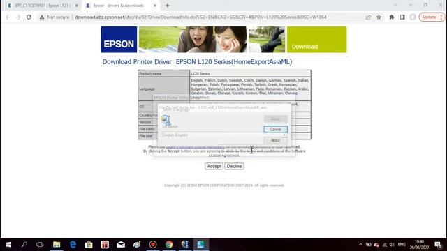 INSTALL EPSON L121 TANPA CD DRIVER + LINK DOWNLOAD