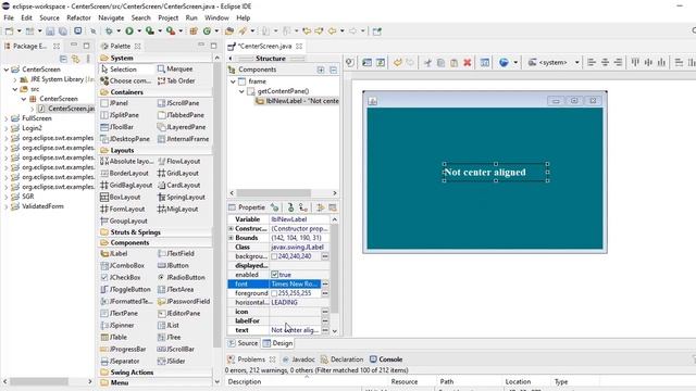 Simple way to Start Java Swing Application in Centre of the Screen || both NetBeans and Eclipse смотреть онлайн