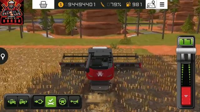 cultivating the big land of wheat || unlimited money in fs 18 game || #fs18 #fs16 #fs19 #fs22 смотреть онлайн