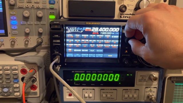 HAM Radio Yaesu FTDX10 AM TX Mic Gain Settings For 100% Modulation And Low, 3rd Order IMD