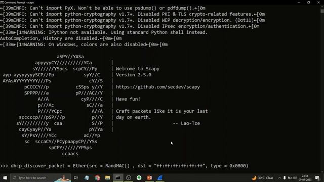 DHCP STARVATION ATTACK USING PYTHON смотреть онлайн