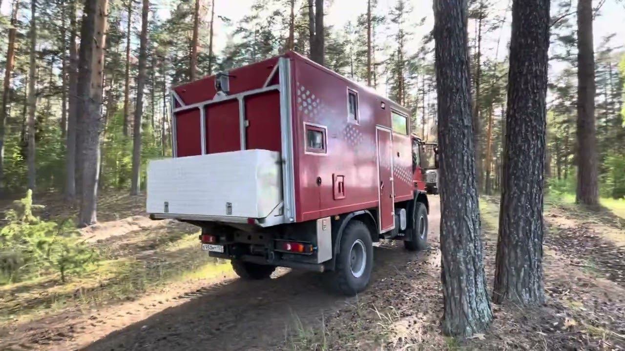 ГАЗ «Садко Next» в паре с IVECO Eurocargo - едем через лес смотреть онлайн