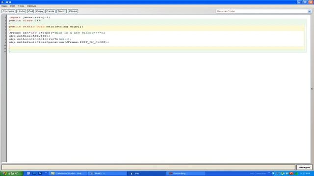 Java Intermediate Tutorials 1 - Creating a Blank JFrame смотреть онлайн