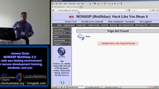 Introduction to OWASP Mutillidae II Web Pen Testing Environment (KY ISSA Conference) смотреть онлайн
