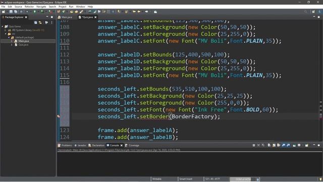 Java quiz game ⌛ смотреть онлайн