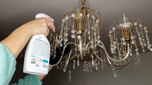 Как чистить люстру не снимая. Парогенератор и средство для стекол. смотреть онлайн