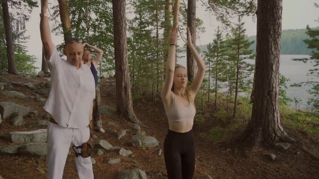 Цигун на озере Тургояк. Мегалиты острова Веры