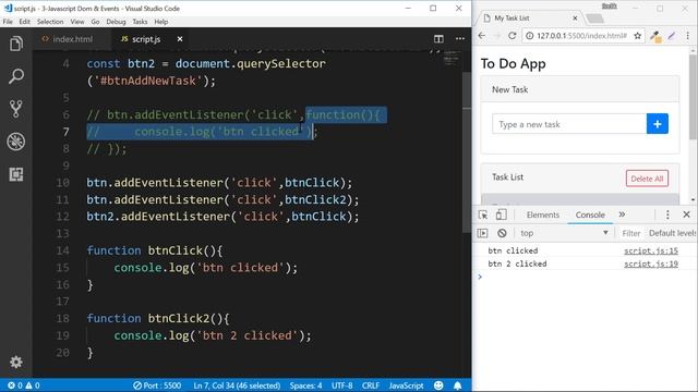 39-Javascript Dersleri - Event Listeners смотреть онлайн