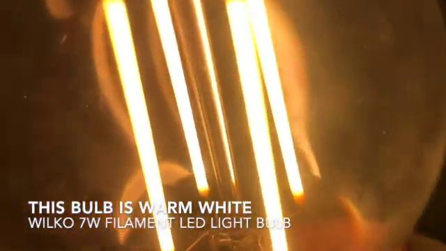 Wilko 7W Filament LED light bulb смотреть онлайн