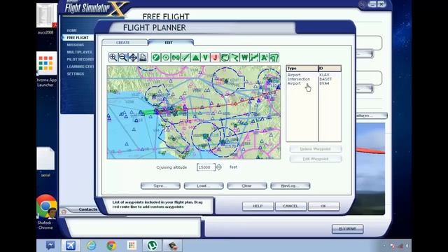 How to create a flight route manually using flight planner in FSX for beginner-Tutorial #2 смотреть онлайн