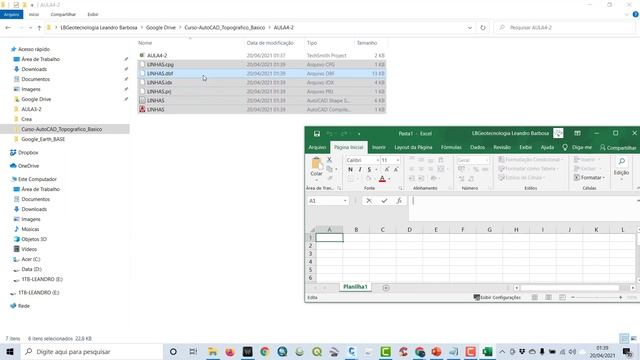 AULA 11 - Exportando SHP AutoCAD