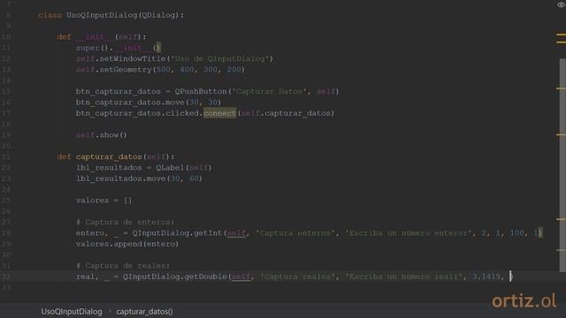 PyQt - Receta 34: Uso de la Clase QInputDialog para Capturar Datos del Usuario смотреть онлайн