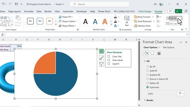 How to WOW Your Boss: 3D Progress Circle in Excel ? смотреть онлайн