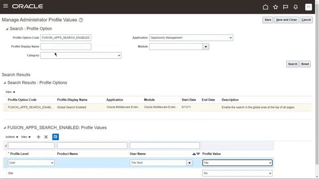 How to Enable Global Search Functionalities in Oracle Fusion| TrioTech Software trainings смотреть онлайн