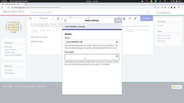 Creating new pages in Media Wiki, and adding images using Visual Editor смотреть онлайн