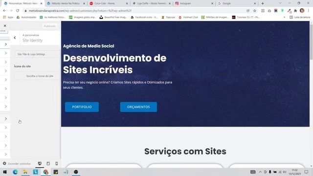 Como colocar sua logo na aba do seu site Wordpress - Fav Icon смотреть онлайн