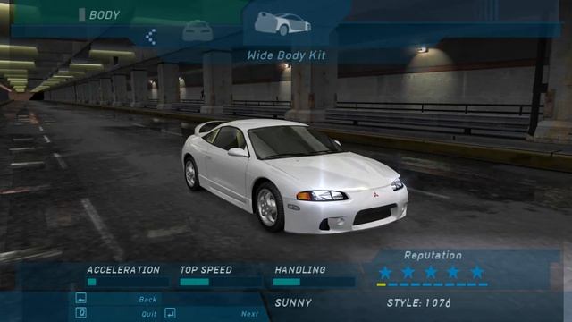 Need For Speed Underground - All Widebody Kits